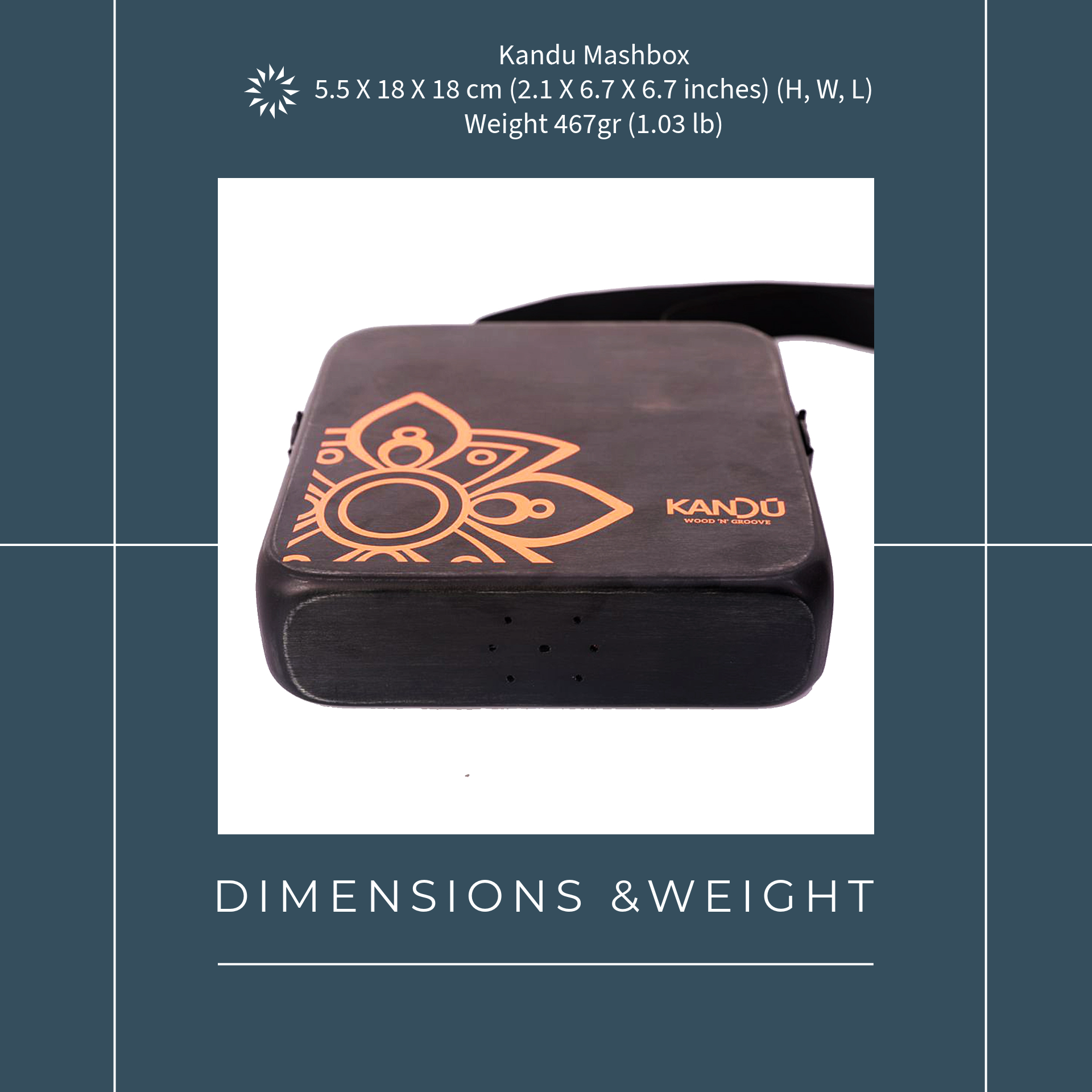 Kandu Mashbox – The First Wearable Drum Shaker & Mini Cajon - Nut brow Kandu Mashbox – The First Wearable Drum Shaker & Mini Cajon - Nut brow
