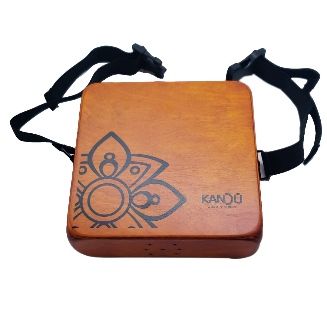 Kandu Mashbox – The First Wearable Drum Shaker & Mini Cajon - Nut brow